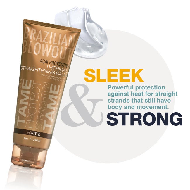 Brazilian Blowout Thermal Straightening Balm Pure Platinum Salon